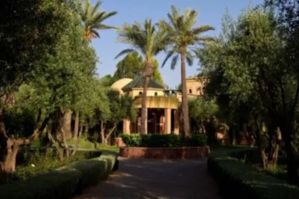 A few minutes from the city center, and in the palm grove